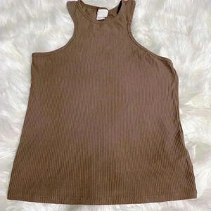 H&M brown tank top